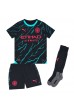 Manchester City Erling Haaland #9 Babyklær Tredje Fotballdrakt til barn 2023-24 Korte ermer (+ Korte bukser)